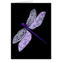Libellule pourpre carte