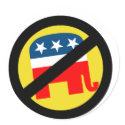 Liberal / Anti-Republican stickers