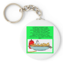 liberal arts science fast food joke key chains