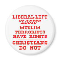 Liberal Left Logic Magnet