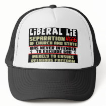 Liberal Lie #666 Mesh Hats