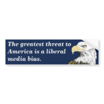 Liberal Media Bias (Smith) Bumper Stickers