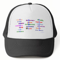 Liberal Moral Values Trucker Hat