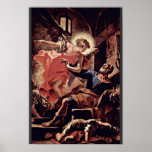 Liberation Of Saint Peter By An Angel By Ricci Print