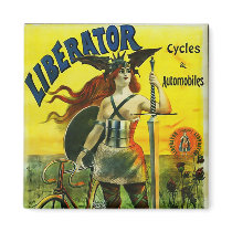 LIBERATOR Cycles & Automobiles Fridge Magnets