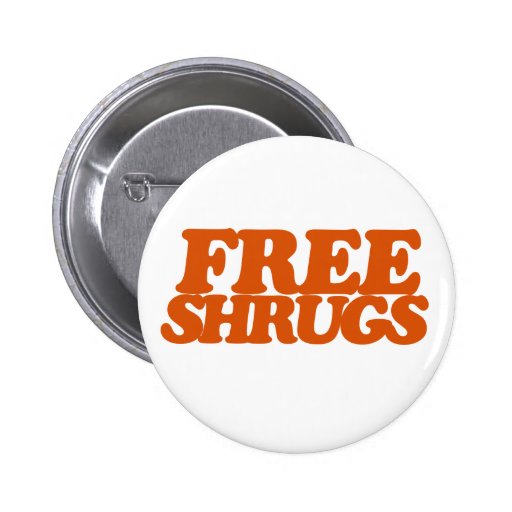 Libérez les Shrugs Badges Avec Agrafe