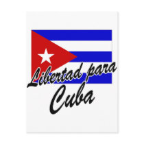 Libertad para Cuba! Postcard