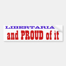 Libertaire… et FIER de lui Adhésif Pour Voiture