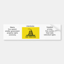 Libertarian Bumper Stickers
