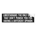 Libertarian Civil Liberties Bumper Sticker
