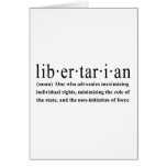 Libertarian Definition Card