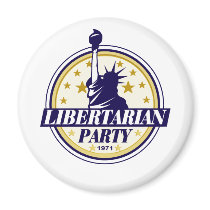 libertarian party logo magnet