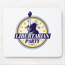 libertarian party logo mouse mat