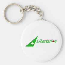 Libertarian_Party_of_Canada_Logo Keychain