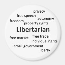 Libertarian Philosophy and Values Refrigerator Magnets