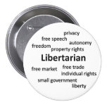 Libertarian Philosophy and Values Pins