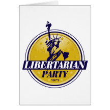 Libertarian Political Party Logo Greeting Cards