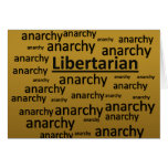 Libertarian Values Philosophy Humour Card