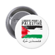 Liberté pour la Palestine (filistin hurra) Button