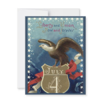 Liberty and Union Now and Forever; Stars and Eagle Invitations