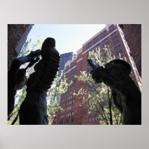 Liberty Avenue Musicians in Shadow Posters