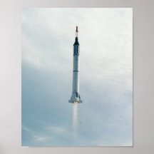 Liberty Bell 7 (Mercury Redstone 4) Launch Poster