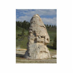 Liberty Cap Yellowstone photo sculptures