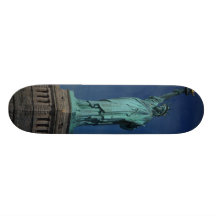 Liberty Enlightening the World - Statue of Liberty Custom Skate Board
