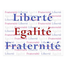Liberty Equality Fraternity 14 Juillet Postcards