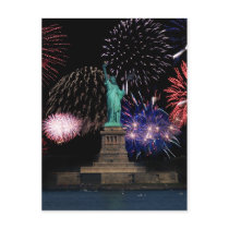 Liberty Fireworks 1 Postcard
