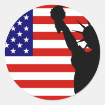 Liberty Flag Sticker
