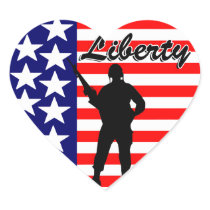 Liberty! Heart Stickers