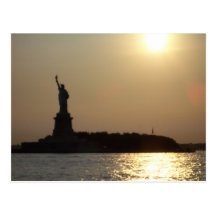 Liberty Island Postcard