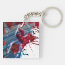 Liberty key chain acrylic key chains