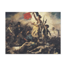 Liberty Leading the People by Eugene Delacroix Postcards