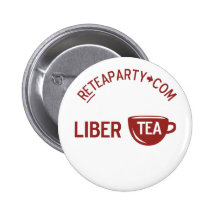 Liberty Libertea Tea Party Button