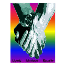 Liberty Marriage Equality Post Cards