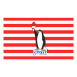 Liberty Penguin Flag stickers