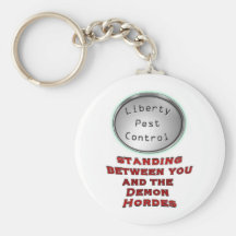 liberty pest control key chains