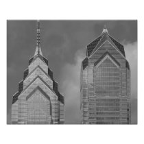 Liberty Place One & Two Photo Print