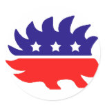 Liberty porcupine stickers