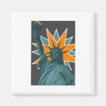 liberty star - Customized Magnets