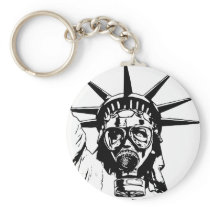 LIBERTY with Gas Mask Keychain