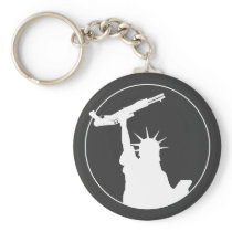 Liberty with Shotgun Keychains