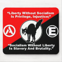 liberty without socialism mousepad