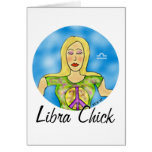 Libra Chick Cards