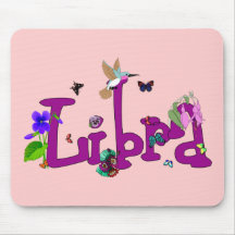 Libra Flowers Mouse Mat