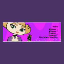 Libra Profile Card business cards