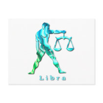 Libra Profile Postcard