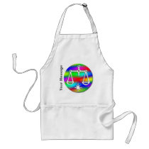 Libra Rainbow Scales Zodiac Crafts and Chef Aprons